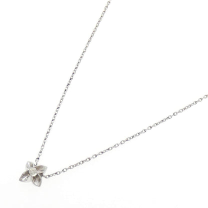 Pt850 flower diamond necklace