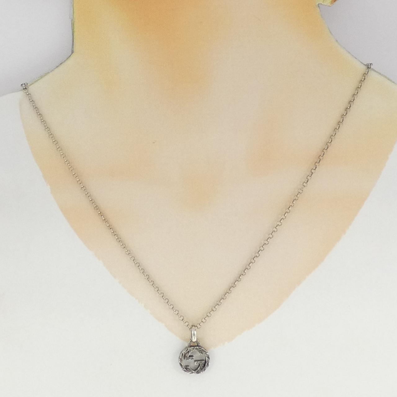 グッチ インターロッキングG 925シルバー ネックレス