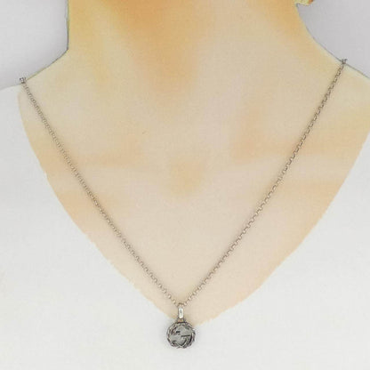 グッチ インターロッキングG 925シルバー ネックレス