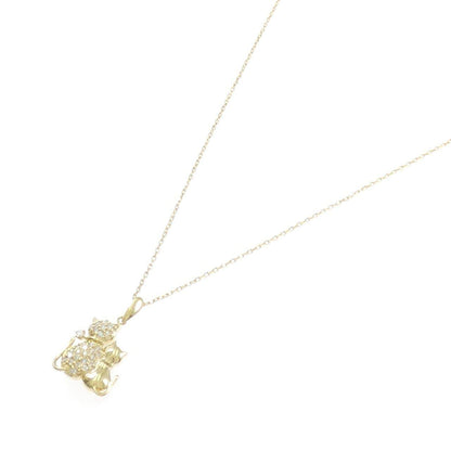K18YG キャット ダイヤモンド ネックレス