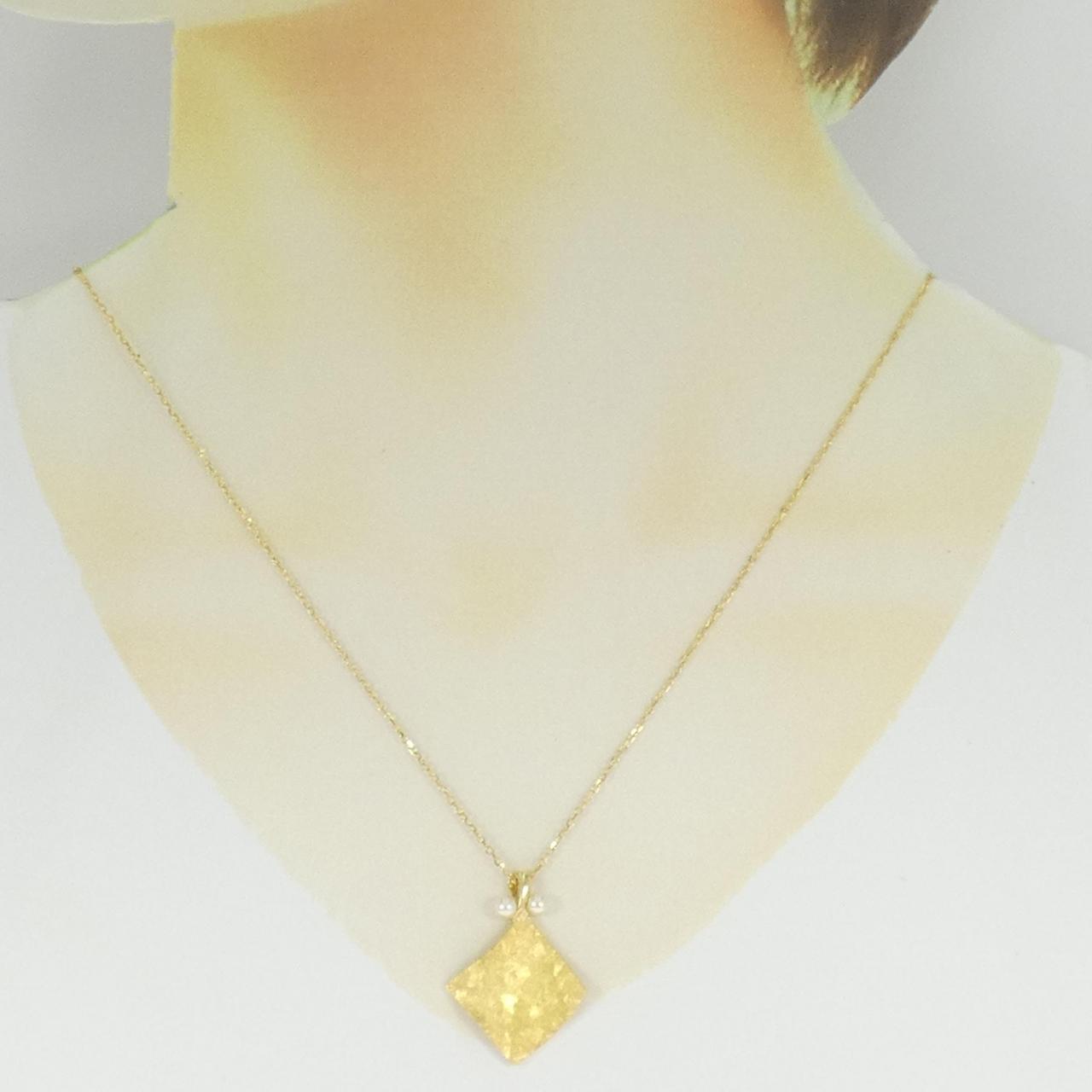 ミキモト アコヤパール K18 K22 ネックレス