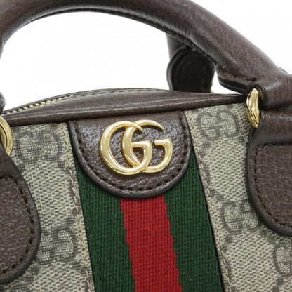 グッチ オフィディア GGスプリームキャンバス レザー ショルダーバッグ