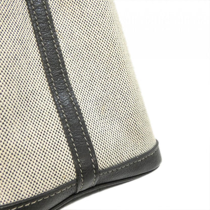エルメス ガーデンパーティ30 トワルアッシュ ブッフルスキッパー バッグ
