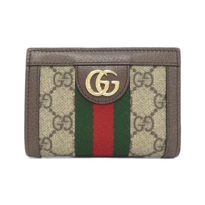 グッチ OPHIDIA GGスプリームキャンバス レザー 財布