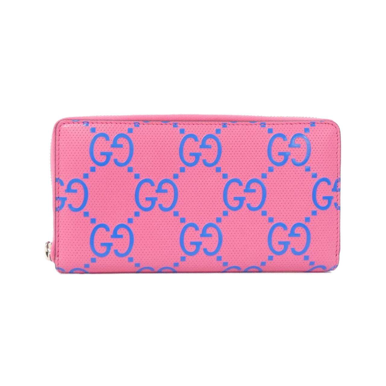 グッチ GGエンボスレザー長財布