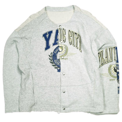 CHANGES REMAKE SWEAT SNAP CARDIGAN コットン カーディガン