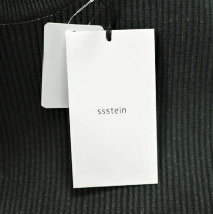 ssstein DISCOLORATION RIB KNIT LS コットンナイロン ニット