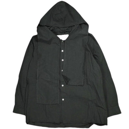 カミエル フォートヘンス HOODED SCARF SHIRT コットン シャツ