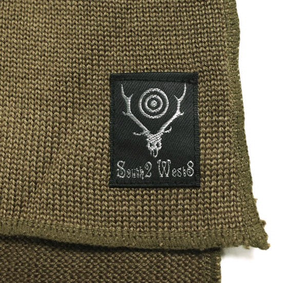 South2 West8 Dickey Turtle Knit ウールアクリルニット