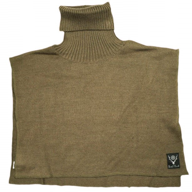 South2 West8 Dickey Turtle Knit ウールアクリルニット