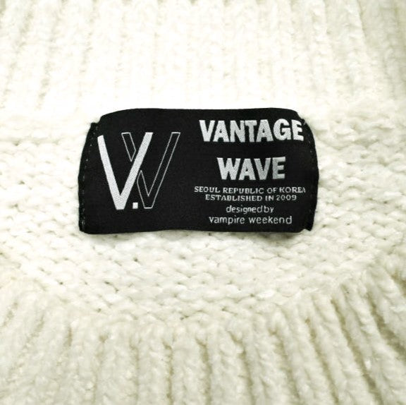 VANTAGE WAVE 〇×ゲーム ポリエステルニットセーター