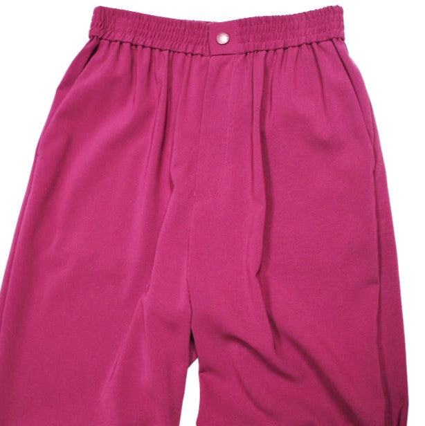 HYKE STRECH WIDE LEG PANTS ポリエステル パンツ