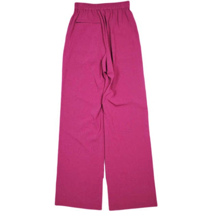HYKE STRECH WIDE LEG PANTS ポリエステル パンツ