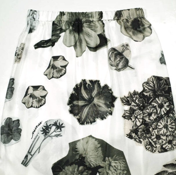 マルニ NOCTURNAL PRINT SKIRT シルクスカート