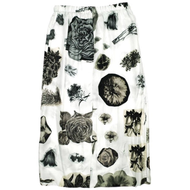 マルニ NOCTURNAL PRINT SKIRT シルクスカート