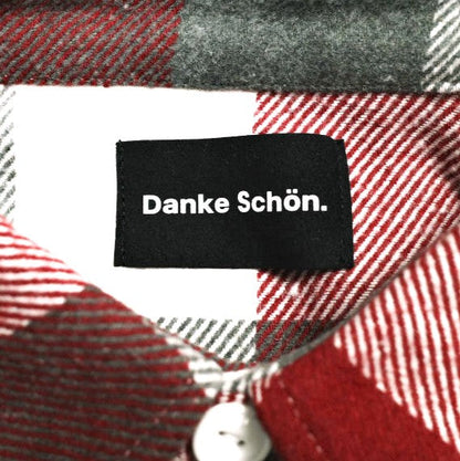 ダンケシェーン FLANNEL DAMAGE SHIRTS BLOCK 混紡 長袖シャツ