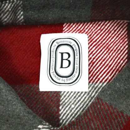 ビーオムニボー BLOCK CHECK SHIRTS フランネルシャツ