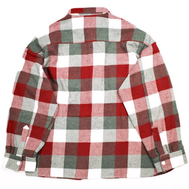 ビーオムニボー BLOCK CHECK SHIRTS フランネルシャツ