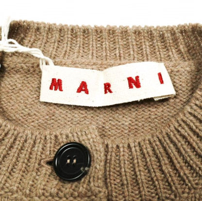 マルニ VIRGIN WOOL LOGO CARDIGAN バージンウールカーディガン