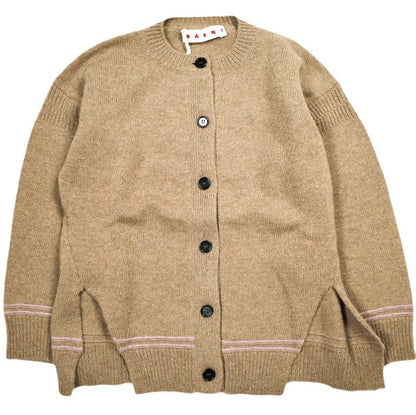 マルニ VIRGIN WOOL LOGO CARDIGAN バージンウールカーディガン