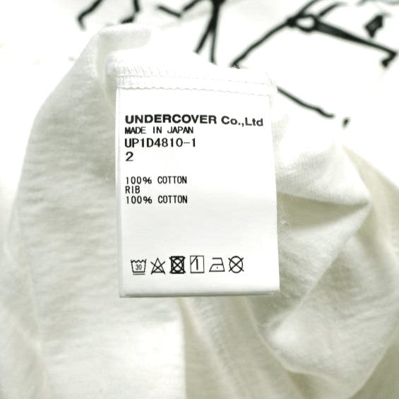 アンダーカバー ランダムダーツプリント コットン Tシャツ