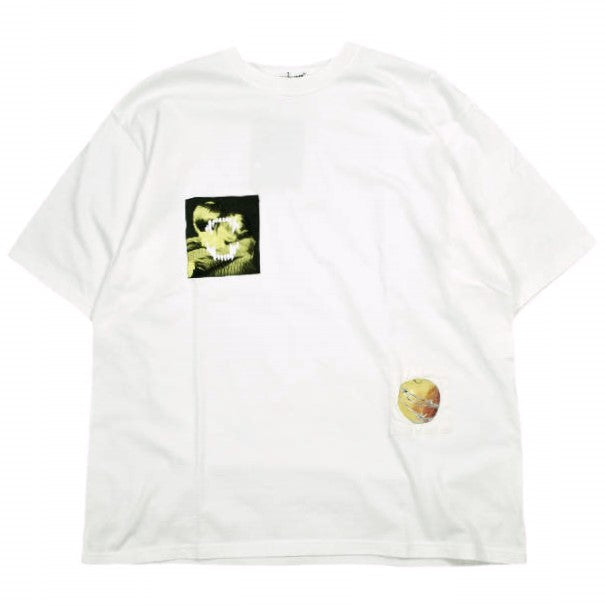 アンダーカバー ランダムプリントパッチ コットン Tシャツ
