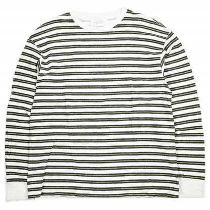 アンユーズド ロングスリーブボーダーTシャツ コットン 長袖Tシャツ