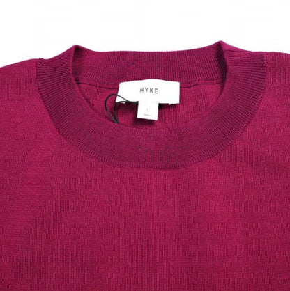 ハイク S/C/P HALF SLEEVE SWEATER シルクコットンポリエステル セーター