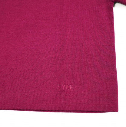 ハイク S/C/P HALF SLEEVE SWEATER シルクコットンポリエステル セーター