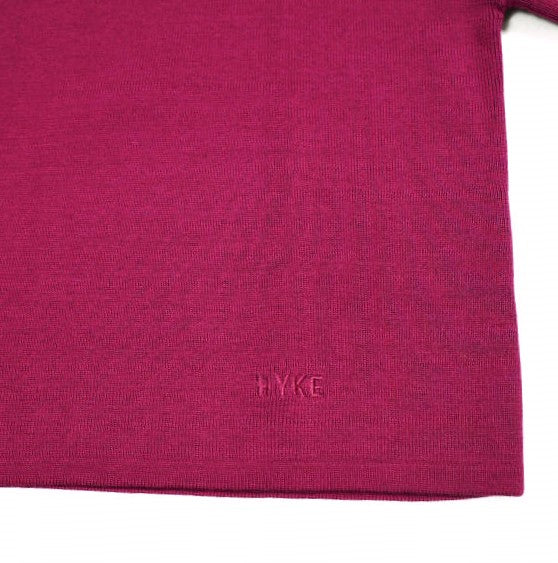 ハイク S/C/P HALF SLEEVE SWEATER シルクコットンポリエステル セーター