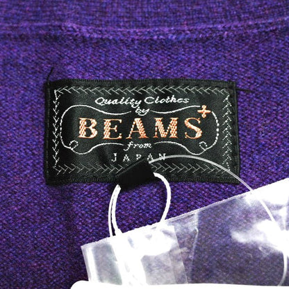 ビームスプラス Button Knit Vest Solid ウールニットベスト