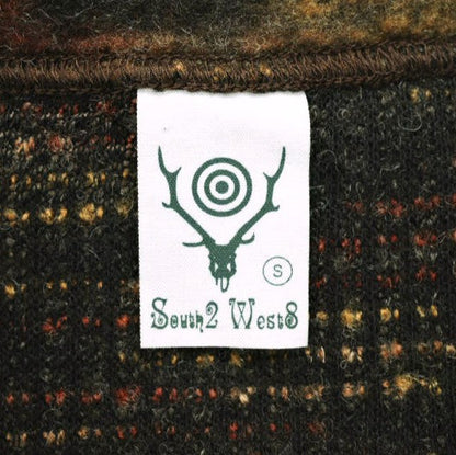サウスツーウェストエイト Side Slit V Neck Shirt Pe/Ac/W ニット