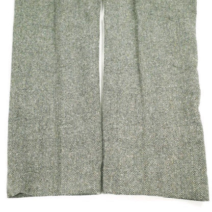 ダブルアールエル オフィサーズパンツ コットンウールナイロンシルクパンツ