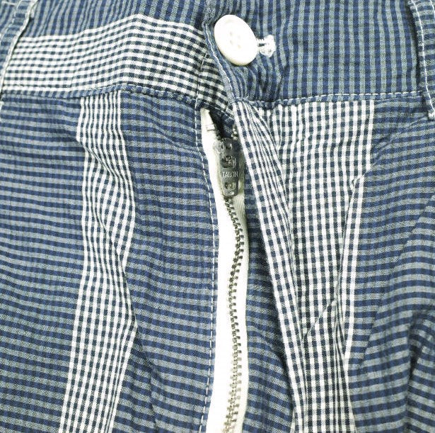 エンジニアードガーメンツ WP SHORT MINI GINGHAM BIG ST. コットンショートパンツ