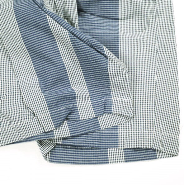 エンジニアードガーメンツ WP SHORT MINI GINGHAM BIG ST. コットンショートパンツ
