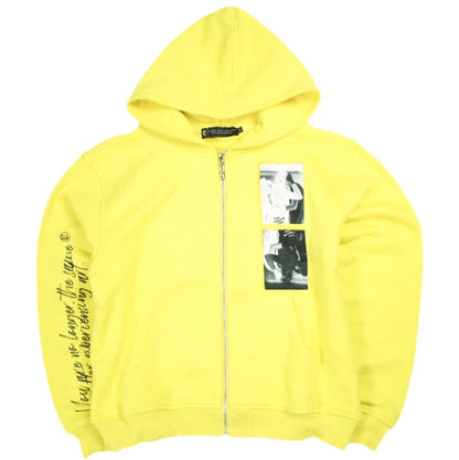 アグッドバッドインフルエンス×ウランサカグチ LIFE IS ZIP HOODIE 綿 パーカー