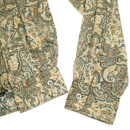 エンジニアードガーメンツ 19 Century BD Shirt コットンペイズリープリント シャツ