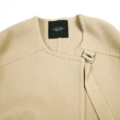 アンユーズド Collarless Coat ウールコート