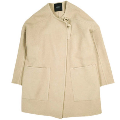 アンユーズド Collarless Coat ウールコート