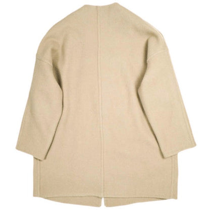 アンユーズド Collarless Coat ウールコート