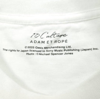 10 CULTURE × ADAM ET ROPE oasis Artwork Design Tee コットン Tシャツ