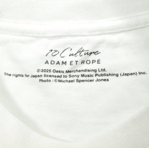 10 CULTURE × ADAM ET ROPE oasis Artwork Design Tee コットン Tシャツ