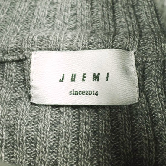 ジュエミ EMB Half Zip Cropped Knit コットン ニット