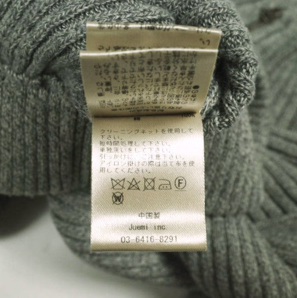 ジュエミ EMB Half Zip Cropped Knit コットン ニット