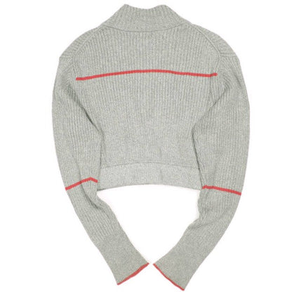 ジュエミ EMB Half Zip Cropped Knit コットン ニット