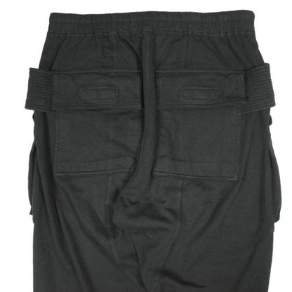 リックオウエンスダークシャドウ CREATCH CARGO CROPPED DRAWSTRING PANTS オーガニックコットン パンツ