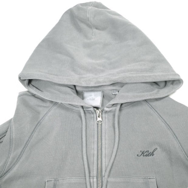 キスニューヨークシティ Davin Cropped Hoodie コットンブレンドパーカー
