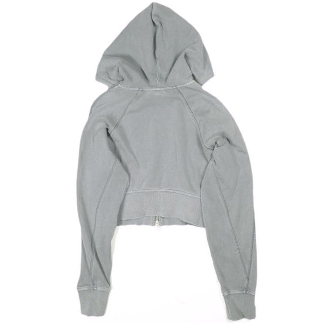 キスニューヨークシティ Davin Cropped Hoodie コットンブレンドパーカー