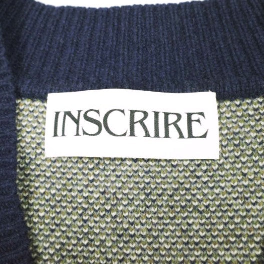 アンスクリア Argyle vest ウールベスト