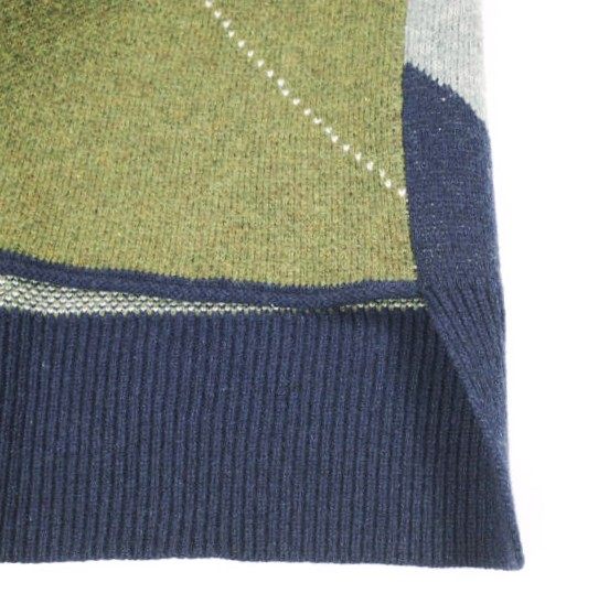アンスクリア Argyle vest ウールベスト